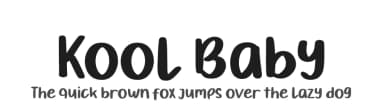 Kool Baby by Phantom Studio — Script Handwritten Font — thumbnail 1
