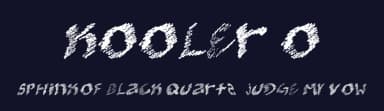 kooler O by Edgar Jerönimo Navarrete Ureña — Script Handwritten Font — thumbnail 2