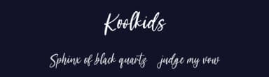 Koolkids by Maulana Creative — Script Handwritten Font — thumbnail 2