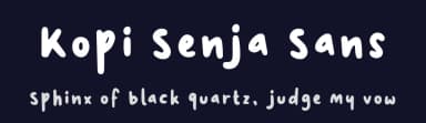 Kopi Senja Sans by Subectype & Orenari — Script Handwritten Font — thumbnail 2
