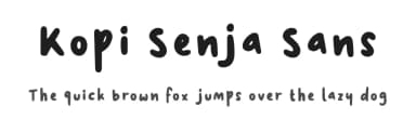 Kopi Senja Sans by Subectype & Orenari — Script Handwritten Font — thumbnail 1