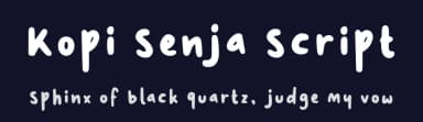 Kopi Senja Script by Subectype & Orenari — Script Handwritten Font — thumbnail 2