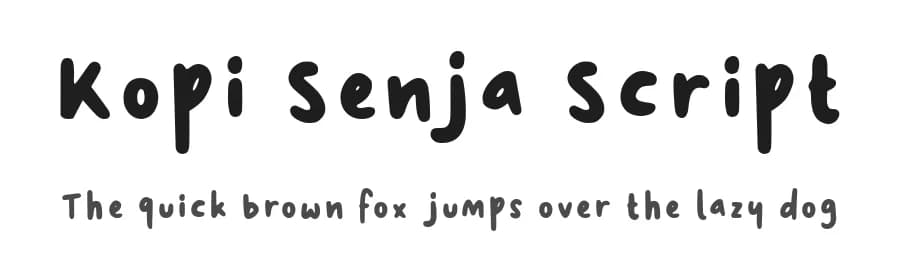 Kopi Senja Script by Subectype & Orenari — Script Handwritten Font