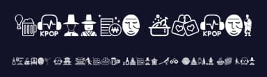 Korean Icons by Woodcutter — Dingbats Font — thumbnail 2