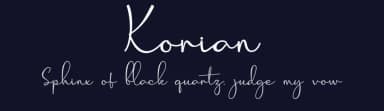 Korian by Eknoji Studio — Script Handwritten Font — thumbnail 2