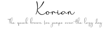 Korian by Eknoji Studio — Script Handwritten Font — thumbnail 1