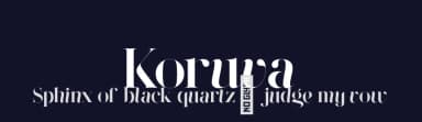Koruva by VPcreativeshop — Serif Font — thumbnail 2