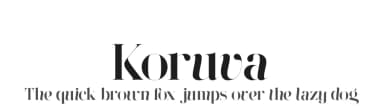 Koruva by VPcreativeshop — Serif Font — thumbnail 1