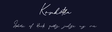 Kosakatta by Telllu — Script Handwritten Font — thumbnail 2