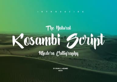Kosambi Font by Juru Rancang Graphic — Script Handwritten Font — thumbnail 1