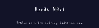 Kotak Nasi by latifatu Anisa — Script Handwritten Font — thumbnail 2