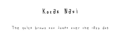 Kotak Nasi by latifatu Anisa — Script Handwritten Font — thumbnail 1
