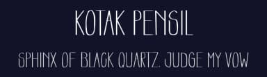 Kotak Pensil by Tigadestd — Script Handwritten Font — thumbnail 2