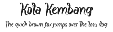 Kota Kembang by NihStudio — Script Handwritten Font — thumbnail 1