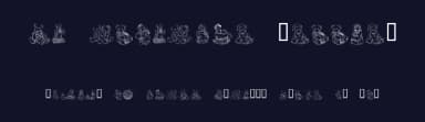 KR Adorable Teddies by Kat's Fun Fonts — Dingbats Font — thumbnail 2