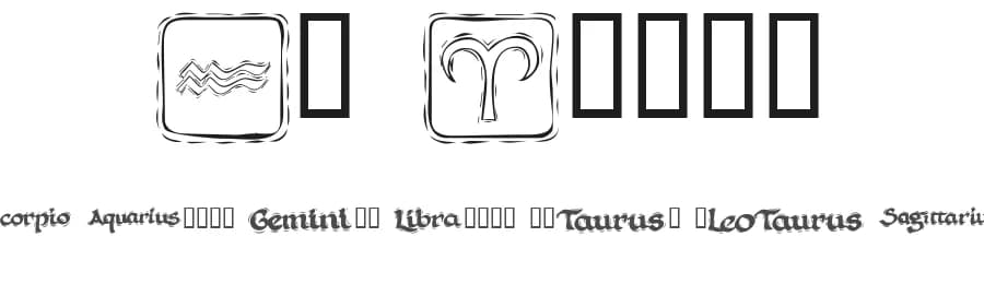 KR Astro by Kat's Fun Fonts — Dingbats Font