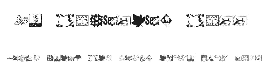 KR Fabulous Fall by Kat's Fun Fonts — Dingbats Font