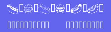 KR Fast Food by Kat's Fun Fonts — Dingbats Font — thumbnail 3