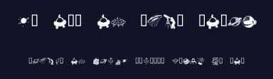 KR Out of this World by Kat's Fun Fonts — Dingbats Font — thumbnail 2
