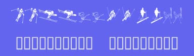 KR Ski by Kat's Fun Fonts — Dingbats Font — thumbnail 3