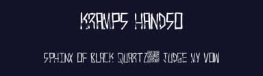 Kramps Handso by Xerographer Fonts — Script Handwritten Font — thumbnail 2