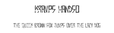 Kramps Handso by Xerographer Fonts — Script Handwritten Font — thumbnail 1