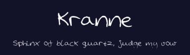 Kranne by Karianne Kristoffersen — Script Handwritten Font — thumbnail 2