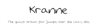 Kranne by Karianne Kristoffersen — Script Handwritten Font — thumbnail 1