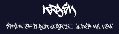 Krash by B85 — Script Handwritten Font — thumbnail 2