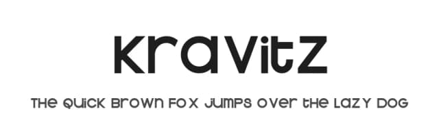 Kravitz by Fontalicious — Sans Serif Font