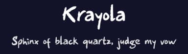 Krayola by Rendra Diardjo — Script Handwritten Font — thumbnail 2