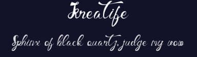 Kreatife by Lontong Lodeh — Script Handwritten Font — thumbnail 2