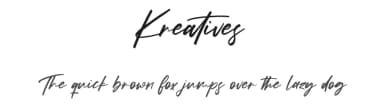 Kreatives by Maulana Creative — Script Handwritten Font — thumbnail 1
