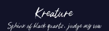 Kreature by Creatype Studio — Script Handwritten Font — thumbnail 2