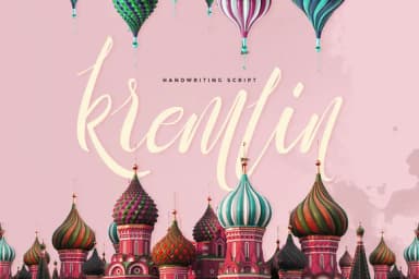 Kremlin Font by Ease Type — Script Handwritten Font — thumbnail 1