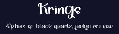 Krings by Inermedia Studio — Script Handwritten Font — thumbnail 2