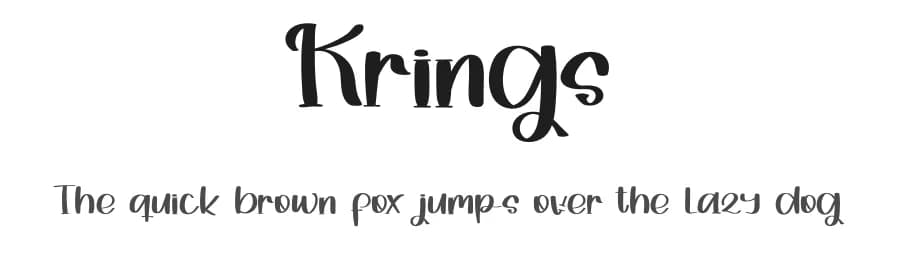 Krings by Inermedia Studio — Script Handwritten Font