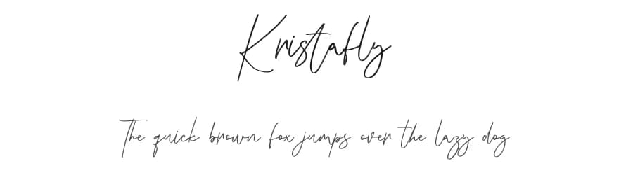 Kristafly by Maulana Creative — Script Handwritten Font