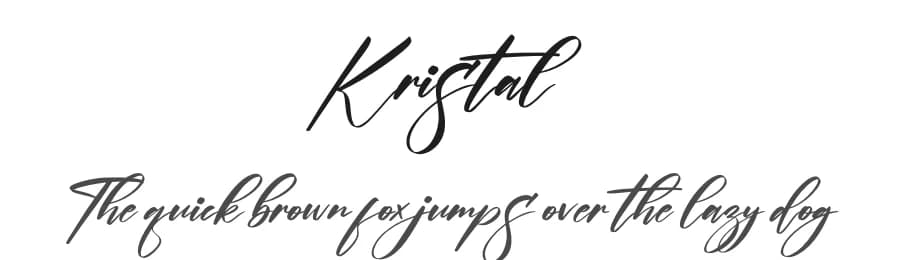 Kristal by Perspectype Studio - Letterena.com — Script Handwritten Font