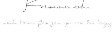 Krisward by Edric Studio — Script Handwritten Font — thumbnail 1