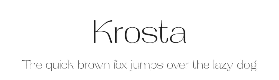 Krosta by Eka Hermawan — Sans Serif Font — preview 1