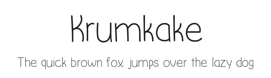 Krumkake by UpandIt — Script Handwritten Font
