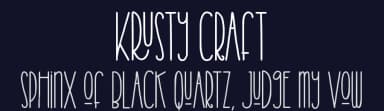 Krusty Craft by Abo Daniel Studio — Script Handwritten Font — thumbnail 2