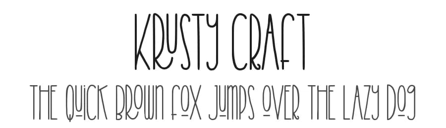 Krusty Craft by Abo Daniel Studio — Script Handwritten Font