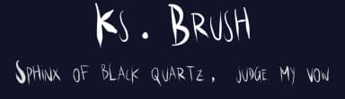 Ks.Brush by Pedro Moreira — Script Handwritten Font — thumbnail 2
