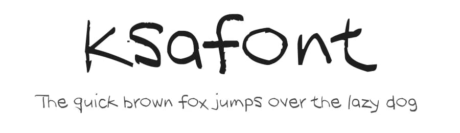 Ksafont by FontPanda — Script Handwritten Font