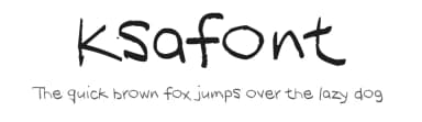 Ksafont by FontPanda — Script Handwritten Font — thumbnail 1
