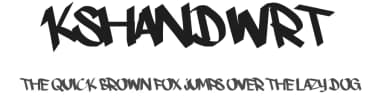 Kshandwrt by Pedro Moreira — Script Handwritten Font — thumbnail 1