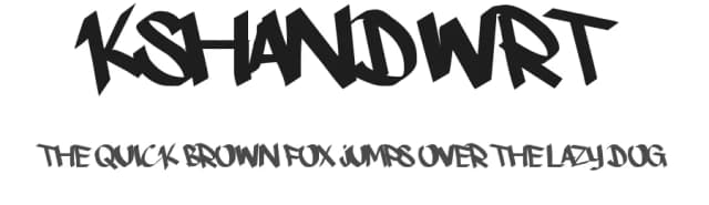 Kshandwrt by Pedro Moreira — Script Handwritten Font