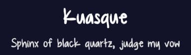 Kuasque by ijem — Script Handwritten Font — thumbnail 2